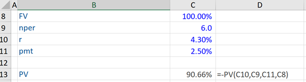 Bond Pricing Example
