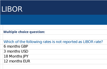 LIBOR Multiple Choice Question