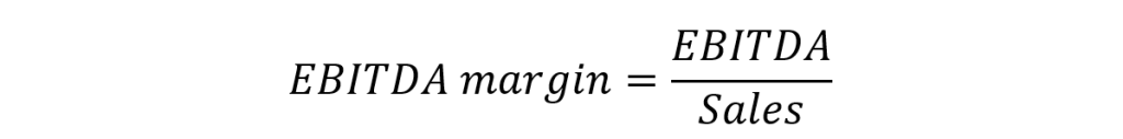EBITDA Margin Formula