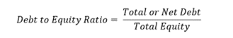 debt to equity ratio 