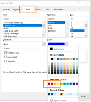 Financial Model Formatting - Cell Styles-5