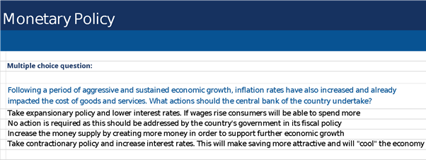 monetary-policy-example-question