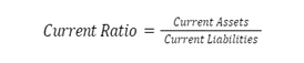 current ratio 