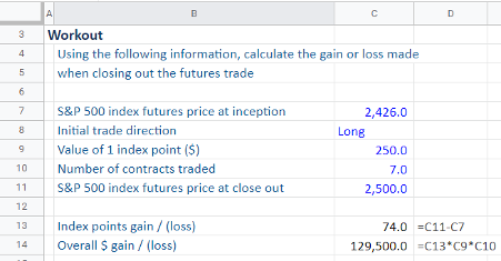 Equity Futures - Example