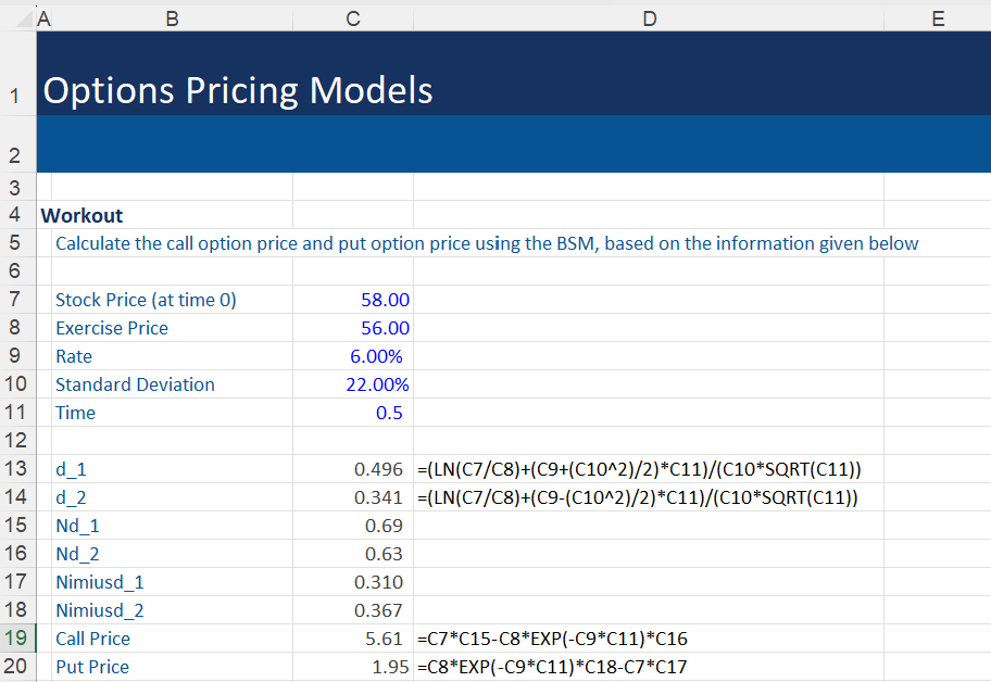 common types of financial models