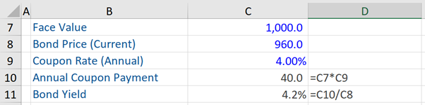 bond-yield-excel-calculation