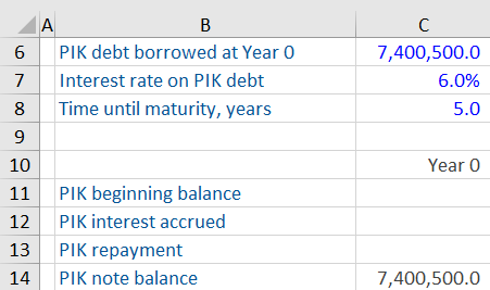 Paid In Kind (PIK) Interest
