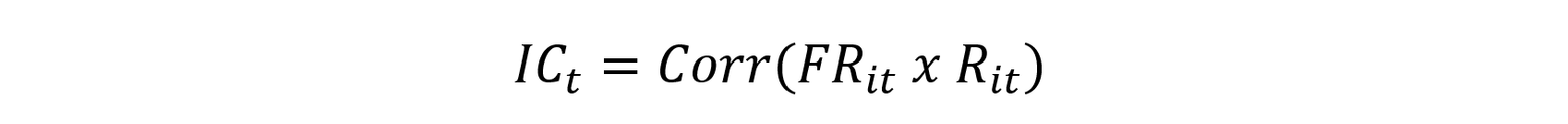 Information Coefficient (IC) Information Coefficient (IC)