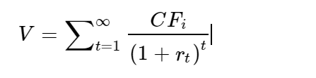 Discounted Cash Flow (DCF) Formula