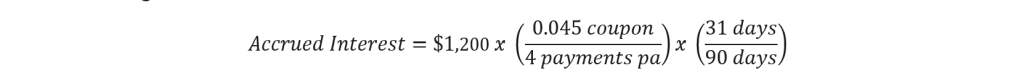 Calculating Dirty Prices Calculating Dirty Prices
